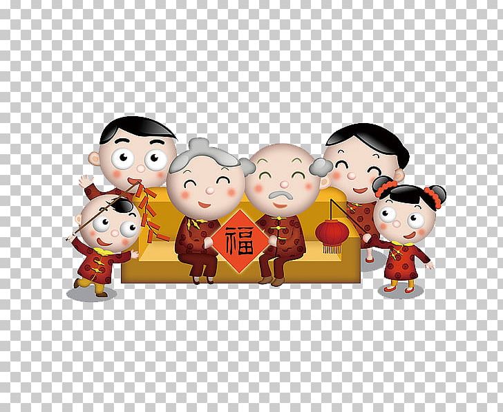 Cartoon Papercutting Illustration PNG, Clipart, Cartoon, Character, Cheerful, Child, Chinese New Year Free PNG Download