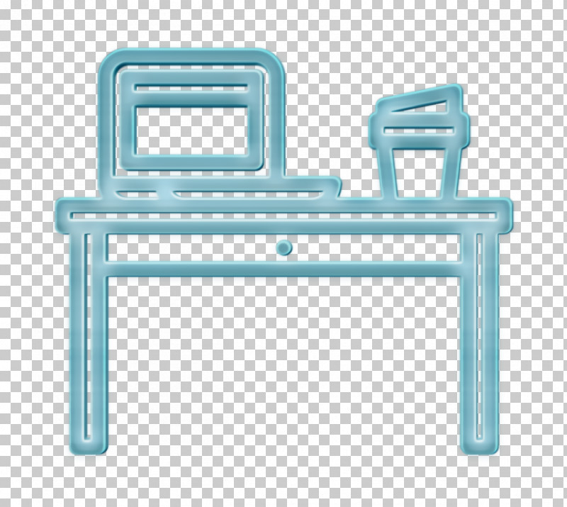Coffee Icon Desk Icon PNG, Clipart, Aqua, Blue, Chair, Coffee Icon, Desk Free PNG Download