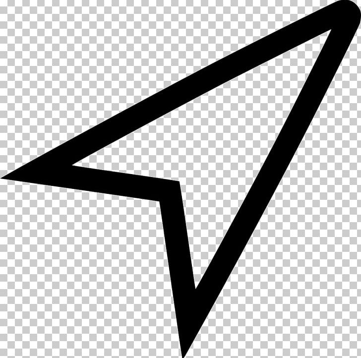 Computer Icons Pointer Arrow Cursor PNG, Clipart, Angle, Arrow, Black, Black And White, Compass Free PNG Download