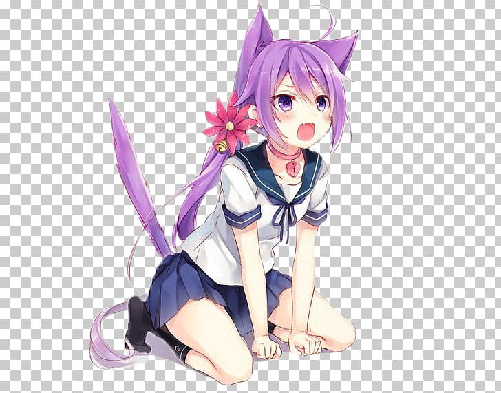 Anime Catgirl Kavaii Cuteness PNG, Clipart, Akebono, Animal Ears, Anime, Art Book, Brown Hair Free PNG Download