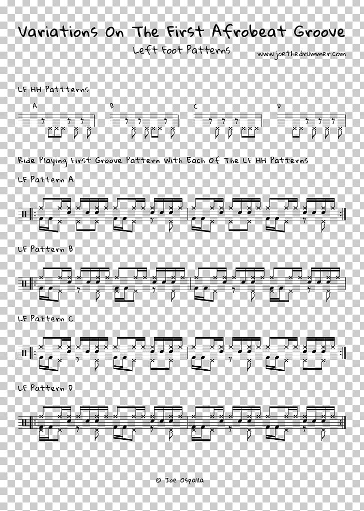 Drums Sheet Music Afrobeat Groove PNG, Clipart, Afrobeat, Angle, Area, Black, Black And White Free PNG Download