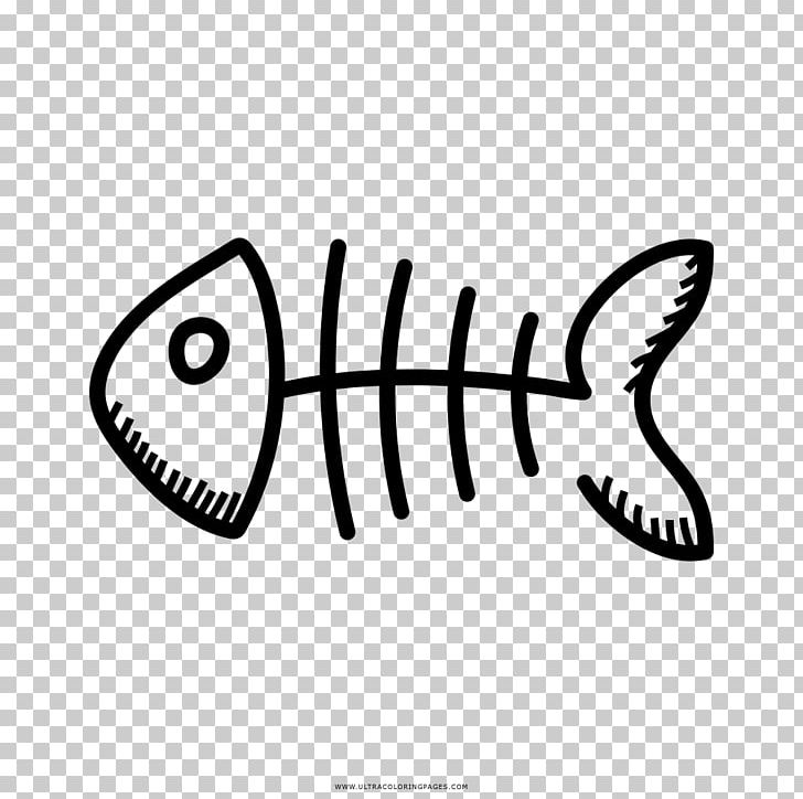 Drawing Fish Bone Coloring Book Skeleton PNG, Clipart, Animal, Animals, Area, Black, Black And White Free PNG Download