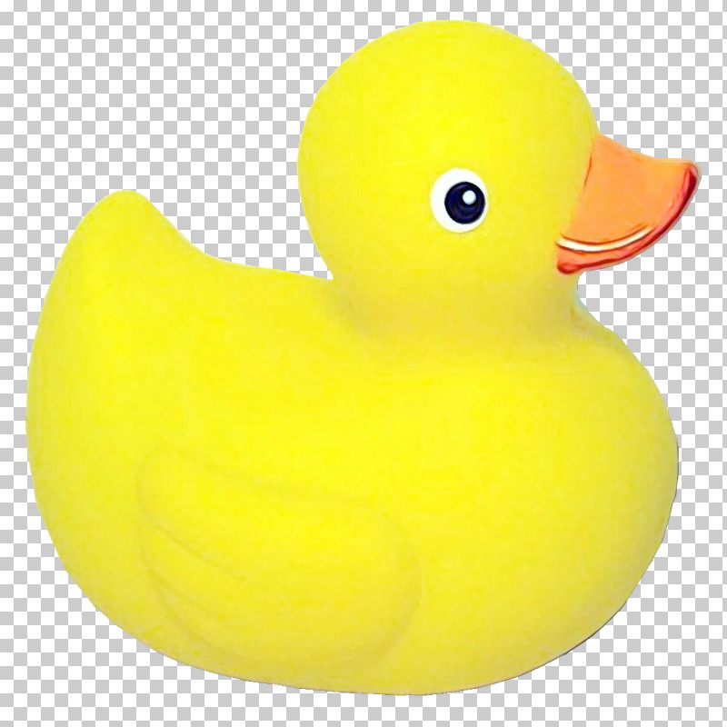 Rubber Ducky Bath Toy Duck Yellow Toy PNG, Clipart, Bath Toy, Beak, Bird, Duck, Ducks Geese And Swans Free PNG Download