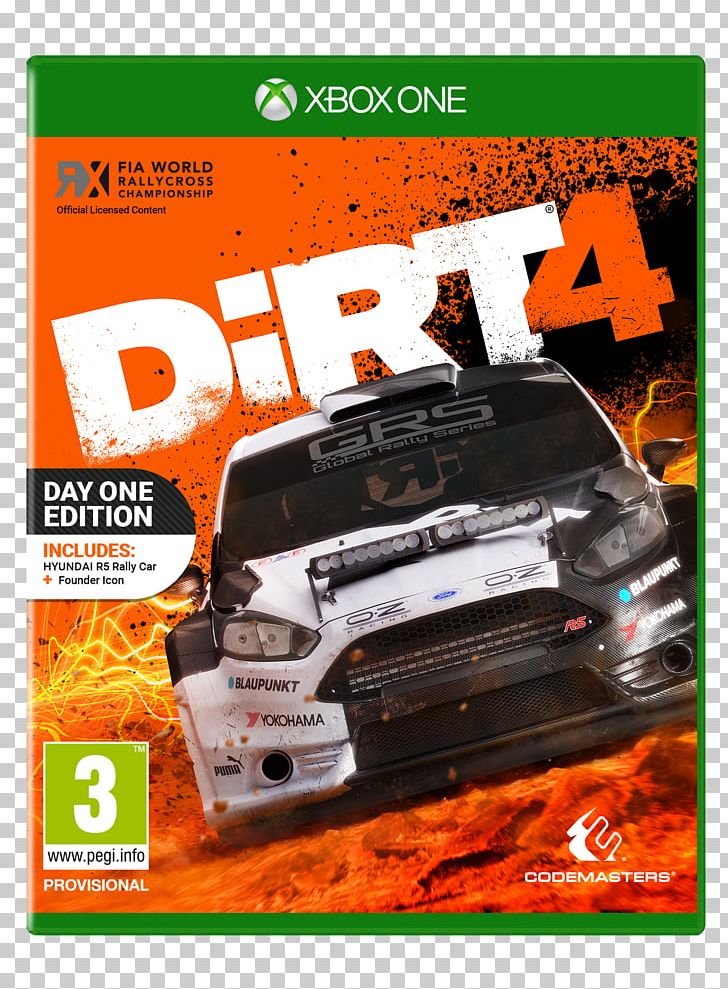Dirt 4 Dirt Rally Colin McRae: Dirt Xbox One PlayStation 4 PNG, Clipart, Advertising, Automotive Exterior, Brand, Codemasters, Colin Mcrae Dirt Free PNG Download