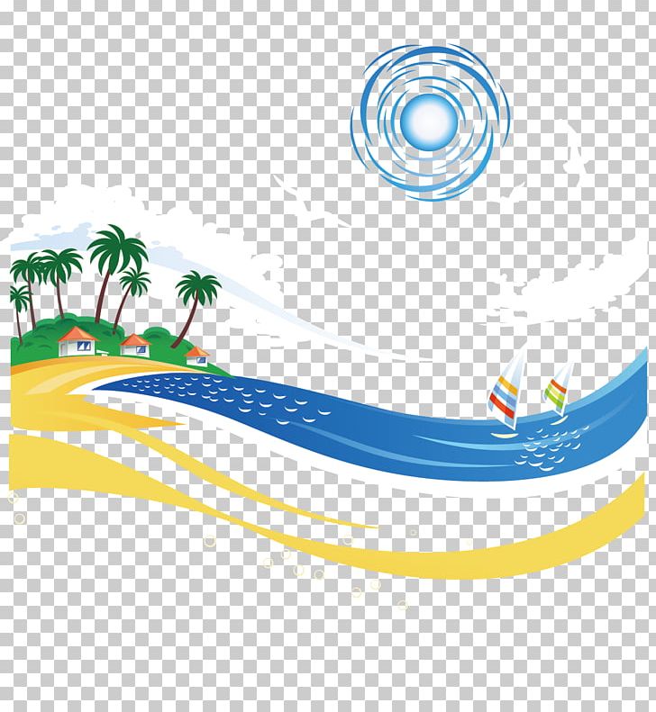 Sea Tree Illustration PNG, Clipart, Adobe Illustrator, Area, Beach, Big Vector, Blue Free PNG Download