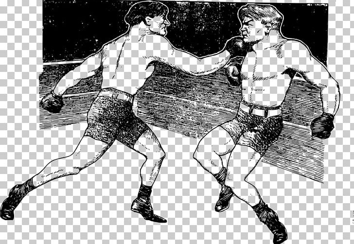 Boxing Sport PNG, Clipart, Aggression, Arm, Art, Black And White, Boxer Free PNG Download