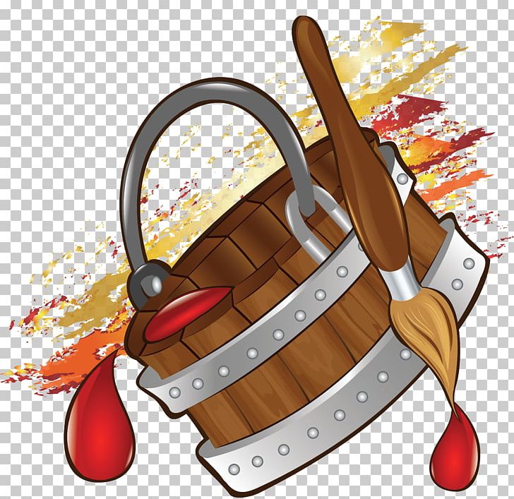 Painting Encapsulated PostScript Bucket PNG, Clipart, Art, Brush, Bucket, Cartoon, Cold Weapon Free PNG Download