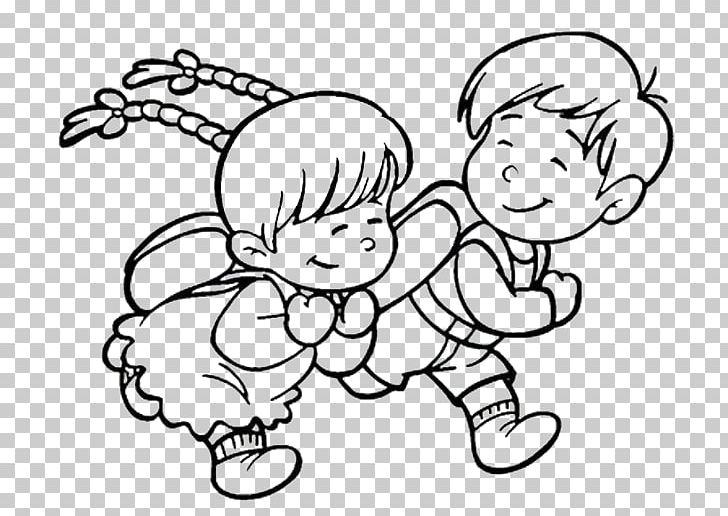 Running Child Stroke Learning Coloring Book Png Clipart Area Black Black And White Boy Cartoon Free