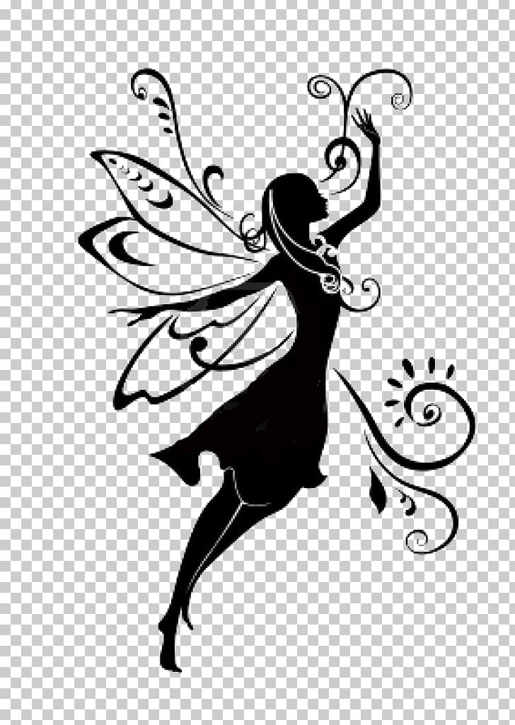 Silhouette Fairy PNG, Clipart, Animals, Art, Artwork, Black And White, Butterfly Free PNG Download