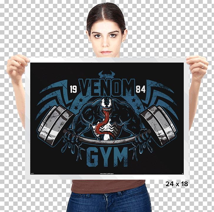 T-shirt Venom Spider-Man Fitness Centre PNG, Clipart, Bodybuilding, Brand, Clothing, Crew Neck, Exercise Free PNG Download