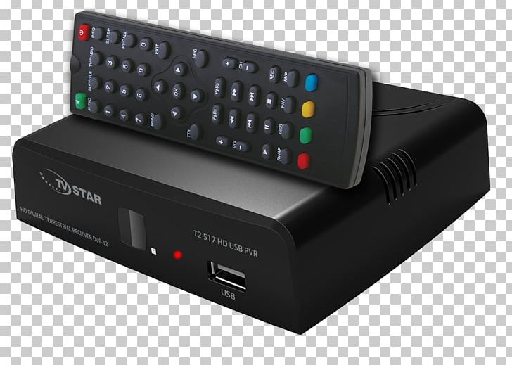 High-definition Television DVB-T2 Digital Video Recorders USB Flash Drives PNG, Clipart, 1080p, Audio Receiver, Cable, Cable Television, Digital Video Broadcasting Free PNG Download