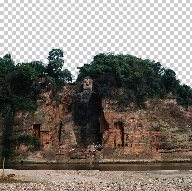 Mount Emei Leshan Giant Buddha Chengdu Grand Buddha At Ling Shan Dafoxiang PNG, Clipart, Attractions, Buddha, Buddha Lotus, Cartoon Buddha, China Free PNG Download