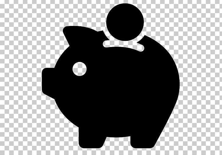 Piggy Bank Computer Icons Money PNG, Clipart, Bank, Bank Icon, Black, Black And White, Cat Free PNG Download