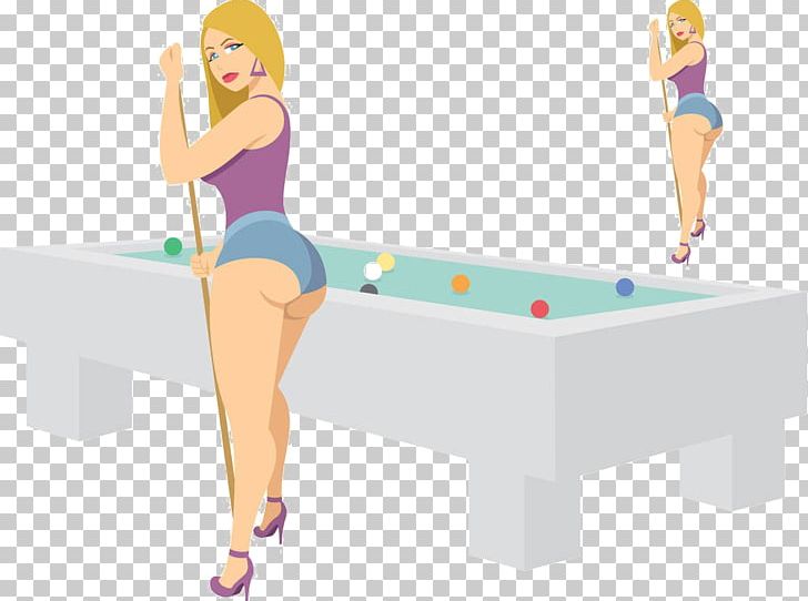 Pool Billiards Cue Stick PNG, Clipart, Billiard, Billiards, Billiard Table, Business Woman, Cartoon Free PNG Download