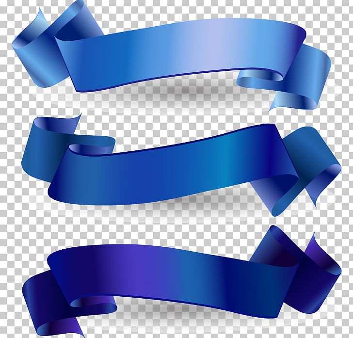 Blue Ribbon Euclidean PNG, Clipart, Angle, Banner, Banner Vector, Blue, Blue Abstract Free PNG Download