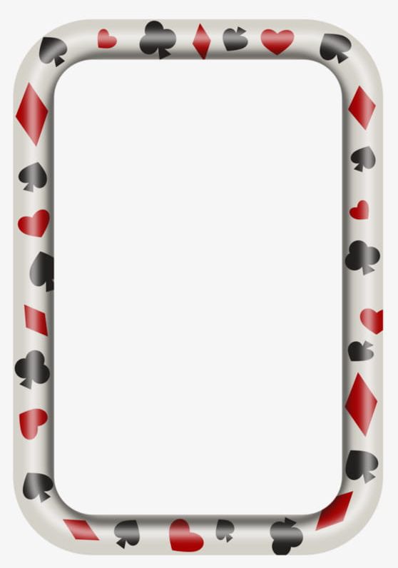 playing cards clipart border