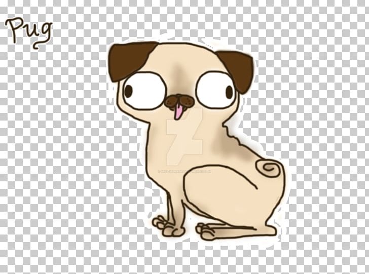 Pug Puppy Dog Breed Cartoon Drawing PNG, Clipart, Animals, Art, Carnivoran, Cartoon, Deviantart Free PNG Download