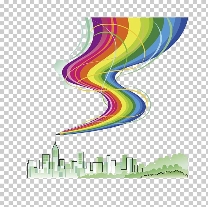 Rainbow Drawing PNG, Clipart, Building, Cartoon Rainbow, Cloud, Color, Creativity Free PNG Download