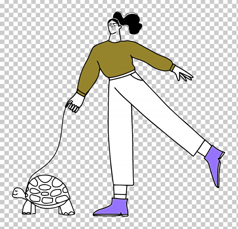 Walking The Turtle PNG, Clipart, Clothing, Hm, Leg, Line Art, Shoe Free PNG Download