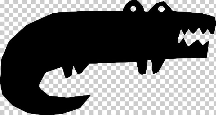 Crocodile Alligator Silhouette PNG, Clipart, Alligator, Animals, Black, Black And White, Carnivoran Free PNG Download