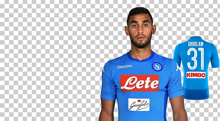 Faouzi Ghoulam S.S.C. Napoli 2017–18 Serie A Christian Maggio PNG, Clipart, Allan, Blue, Brand, Christian Maggio, Clothing Free PNG Download