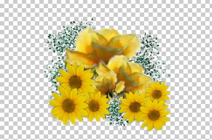 Common Sunflower Yellow Rose Desktop PNG, Clipart, Chrysanths, Common Sunflower, Cut Flowers, Daisy, Daisy Family Free PNG Download