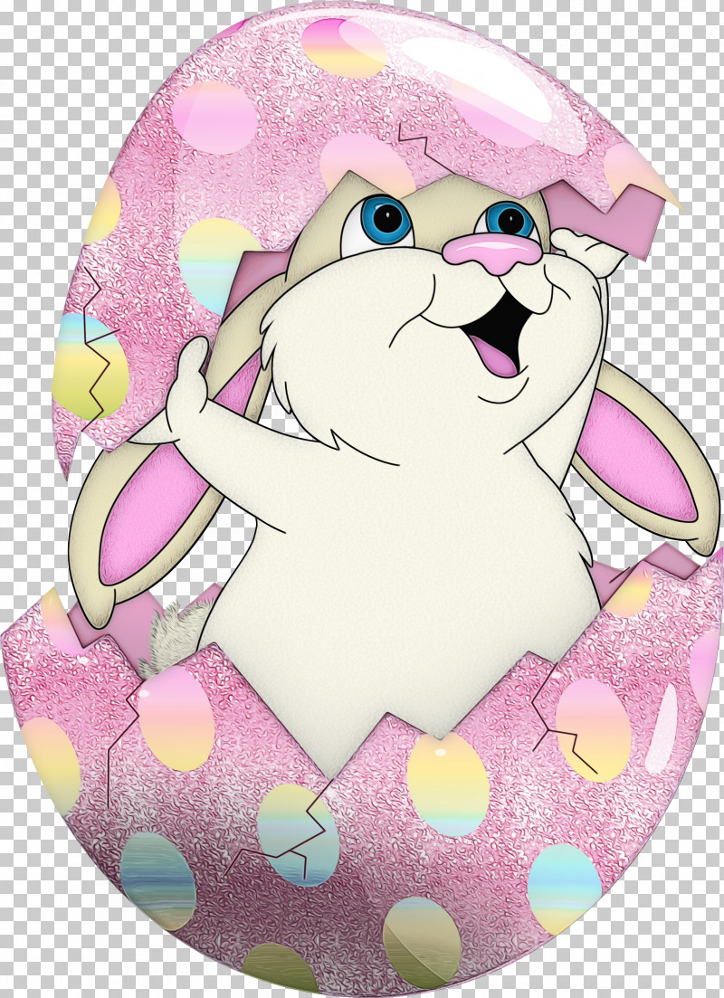 Easter Bunny PNG, Clipart, Cartoon, Easter Bunny, Easter Egg, Paint, Pink Free PNG Download