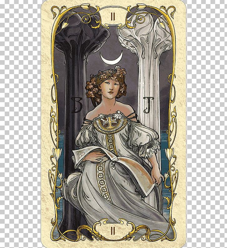 Tarot The High Priestess Playing Card Major Arcana Lo Scarabeo S.r.l. PNG, Clipart, Alphonse Mucha, Angel, Art, Artist, Art Nouveau Free PNG Download