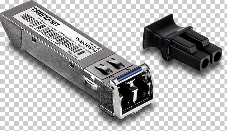 Electrical Connector Small Form-factor Pluggable Transceiver Multi-mode Optical Fiber Gigabit Interface Converter Gigabit Ethernet PNG, Clipart, Ansi, Auto Part, Computer Network, Electrical Connector, Ieee 8023 Free PNG Download