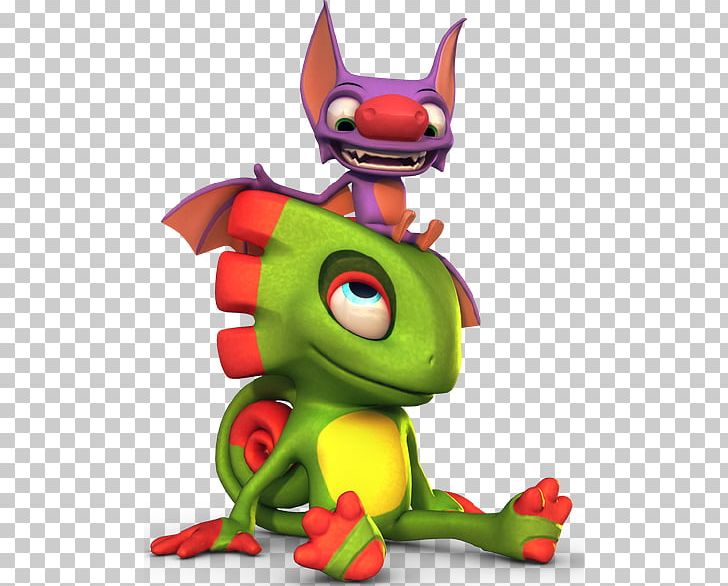 Yooka-Laylee Banjo-Kazooie Donkey Kong Country Nintendo Switch Playtonic Games PNG, Clipart, Banjo Kazooie, Donkey Kong Country, Fictional Character, Figurine, Mythical Creature Free PNG Download