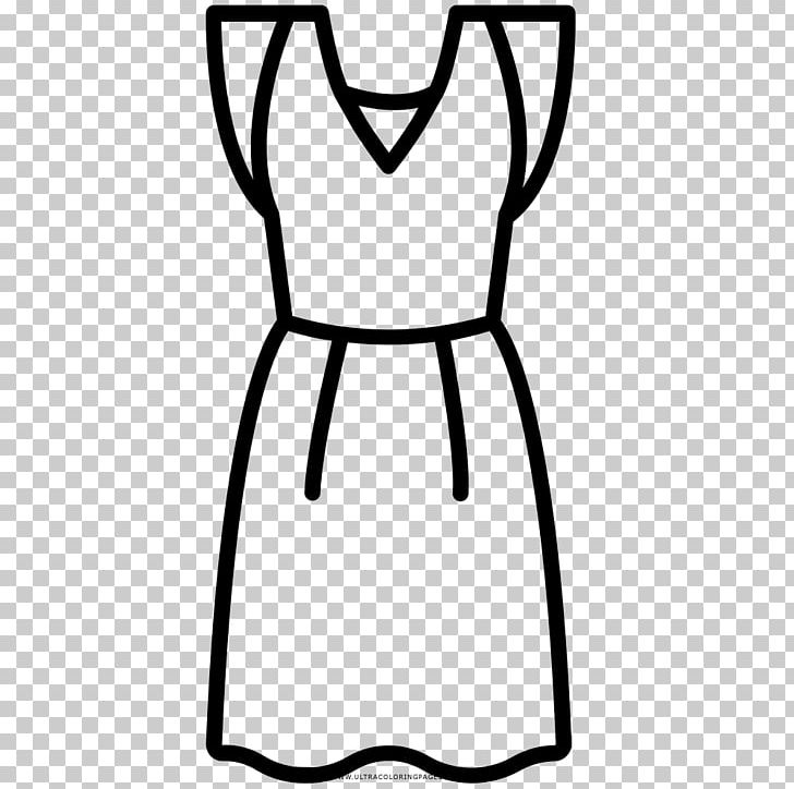 Dress Drawing Coloring Book Line Art PNG, Clipart, Abdomen, Black, Black And White, Clothing, Coloring Book Free PNG Download