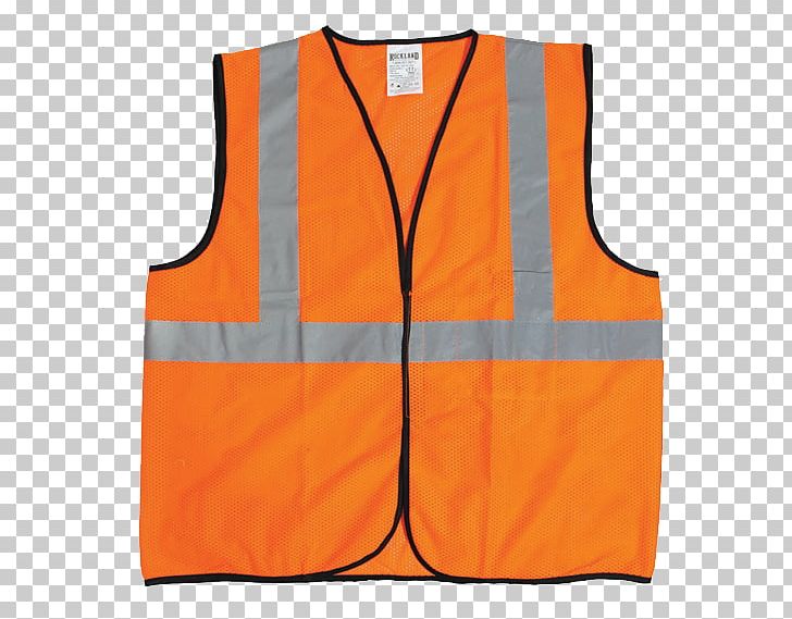Gilets Sleeveless Shirt High-visibility Clothing Uniform PNG, Clipart, Clothing, Gilets, Highvisibility Clothing, Highvisibility Clothing, Orange Free PNG Download