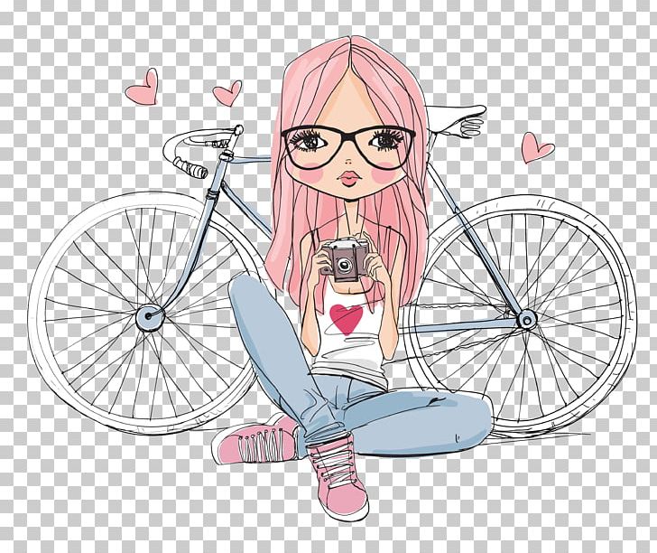 Woman Bicycle Photography PNG, Clipart, Anime, Art, Bicycle, Bicycle Accessory, Blog Free PNG Download
