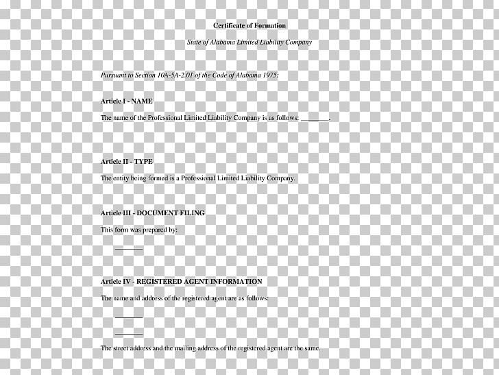 Document Articles Of Organization Articles Of Incorporation Template Limited Liability Company PNG, Clipart, Angle, Area, Articles Of Incorporation, Articles Of Organization, Brand Free PNG Download