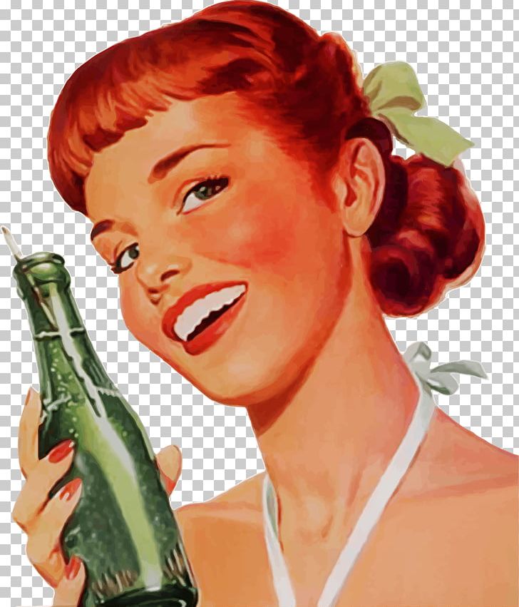 Vintage Soda Girl PNG, Clipart, People, Women Free PNG Download