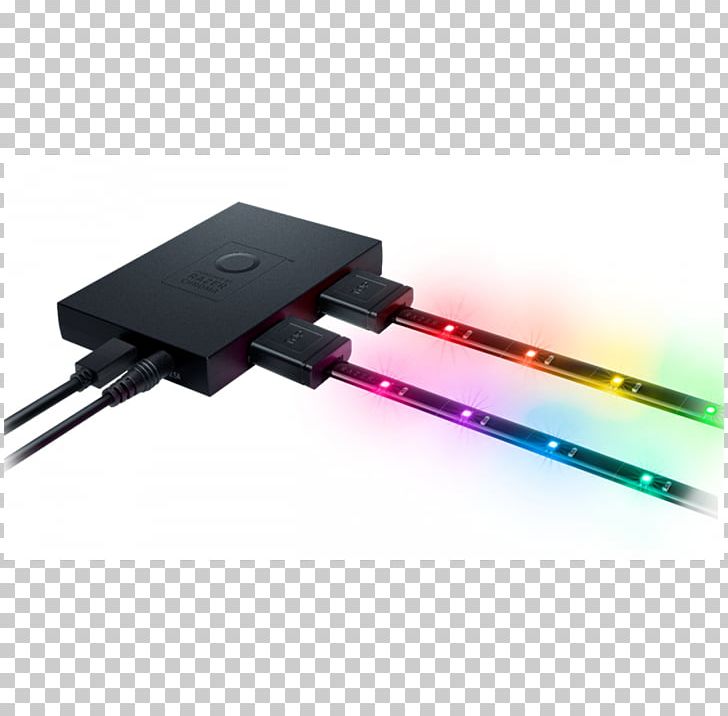 LED Strip Light Razer Inc. Light-emitting Diode RGB Color Model PNG, Clipart, Ambilight, Cable, Computer, Computer Hardware, Electronics Free PNG Download