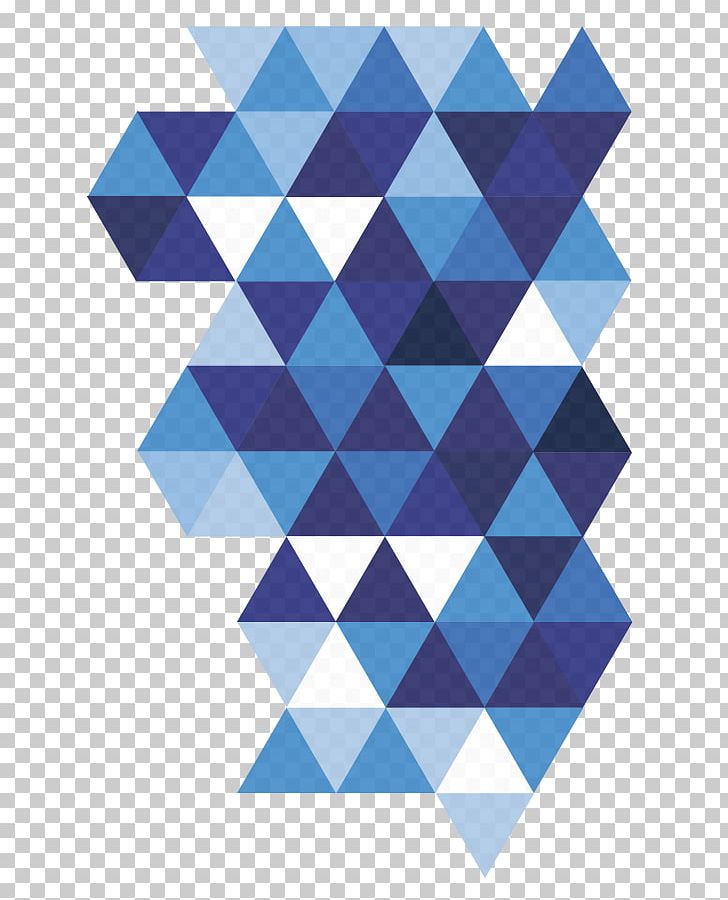 Triangle Point Symmetry Pattern PNG, Clipart, Angle, Area, Blue, Cobalt Blue, Electric Blue Free PNG Download