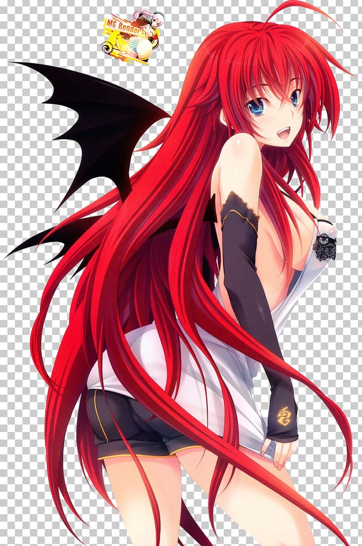 Rias Gremory High School DxD Anime, Anime, black Hair, fictional Character  png