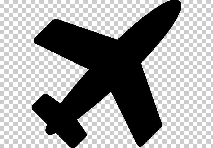 Airplane Flight Aircraft Computer Icons PNG, Clipart, Aircraft, Airplane, Angle, Black And White, Computer Icons Free PNG Download