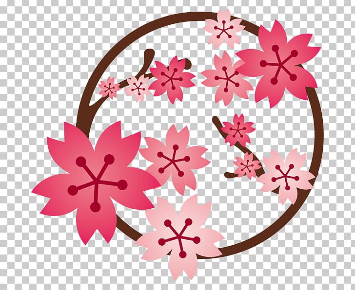 Floral Design Cherry Blossom Hanami PNG, Clipart, Advertising, Blossom, Branch, Cherry Blossom, Circle Free PNG Download