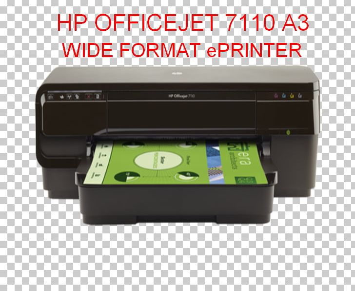 Inkjet Printing Hewlett-Packard HP Officejet 7110 Laser Printing Printer PNG, Clipart, Brands, Computer Hardware, Electronic Device, Electronics, Hewlettpackard Free PNG Download