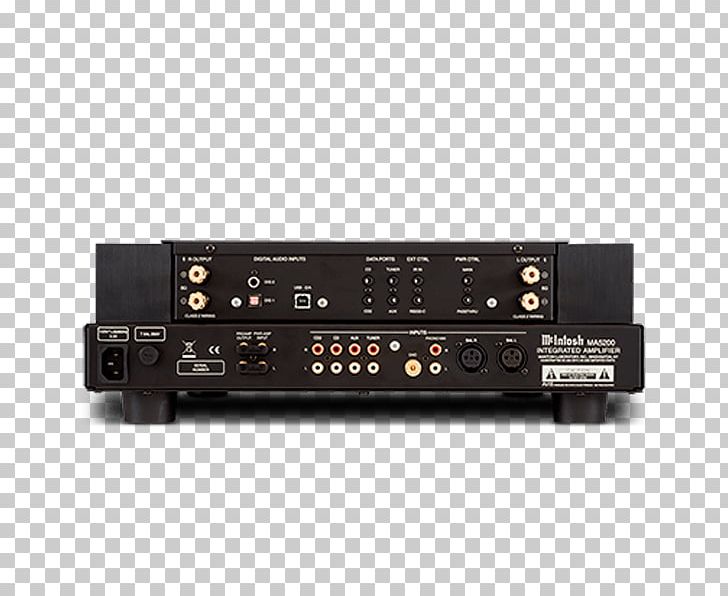 McIntosh Laboratory McIntosh MA5200 Integrated Amplifier Audio Power Amplifier High Fidelity PNG, Clipart, Amplifier, Audio Equipment, Cable, Cd Player, Electronics Free PNG Download