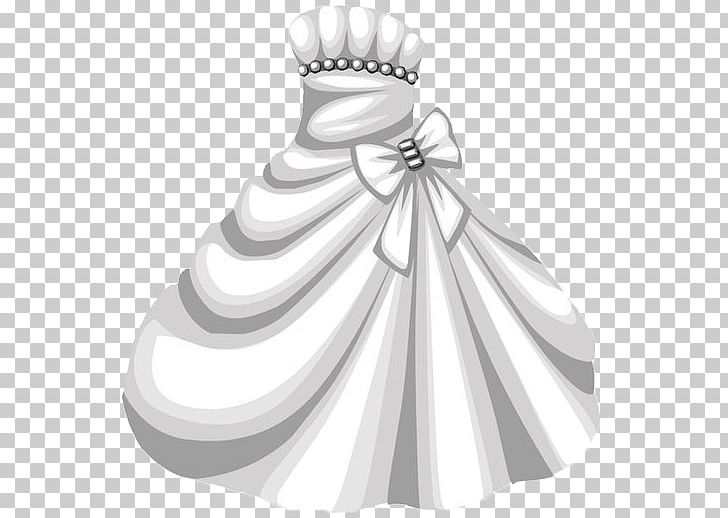 Gown Wedding Dress Clothing PNG, Clipart, Black And White, Bridal Accessory, Clothing, Clothing Accessories, Costume Design Free PNG Download