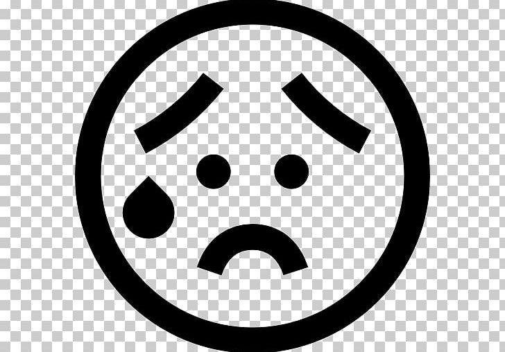 Smiley Emoticon Worry Computer Icons PNG, Clipart, Anxiety, Area, Black And White, Circle, Computer Icons Free PNG Download