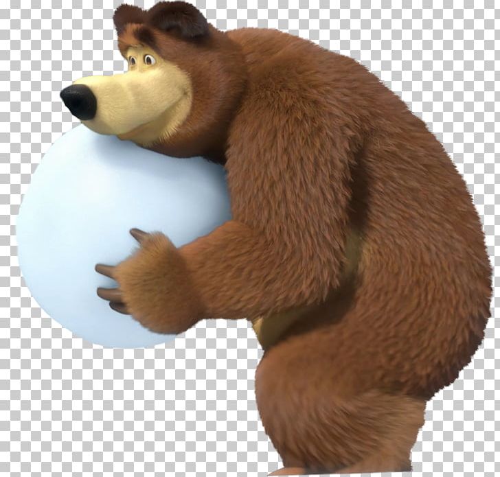 Masha Grizzly Bear Animation PNG, Clipart, Animals, Animation, Bear, Carnivoran, Cartoon Free PNG Download