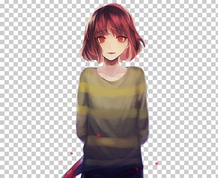 Undertale Anime Drawing Fan Art Png Clipart Anime Bangs Brown Hair Cartoon Chara Free Png Download