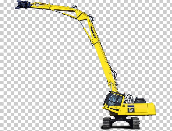 Komatsu Limited Machine Crane Excavator Demolition PNG, Clipart, Architectural Engineering, Case Construction Equipment, Construction Equipment, Continuous Track, Crane Free PNG Download