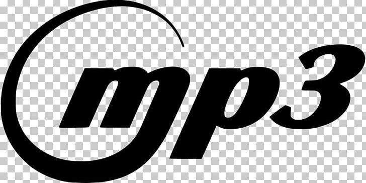 MP3 Audio File Format Logo PNG, Clipart, Area, Audio File Format, Black And White, Brand, Circle Free PNG Download