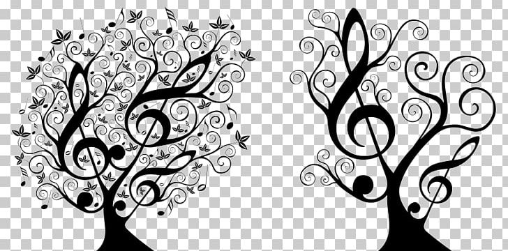 Musical Note Violin Chamber Music Tree PNG, Clipart, Black, Black And White, Branch, Clef, Concert Free PNG Download
