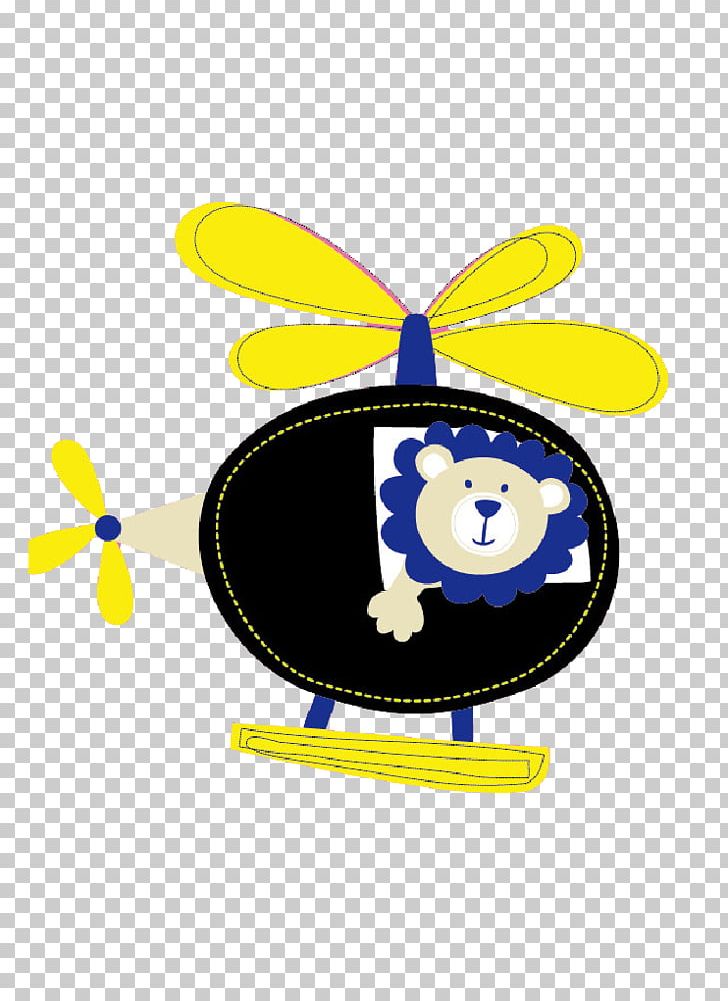 Helicopter Cartoon Lion Illustration PNG, Clipart, Animal, Back, Black, Black Background, Black Board Free PNG Download